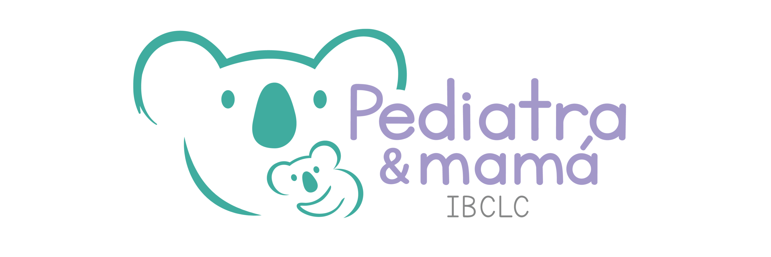 alt="Logo de Pediatra y Mamá IBCLC con una mamá coala abrazando a su cría"
